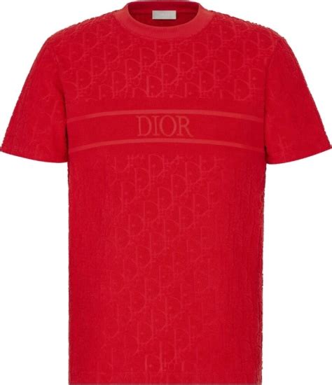 red dior t shirt|Dior t shirt women.